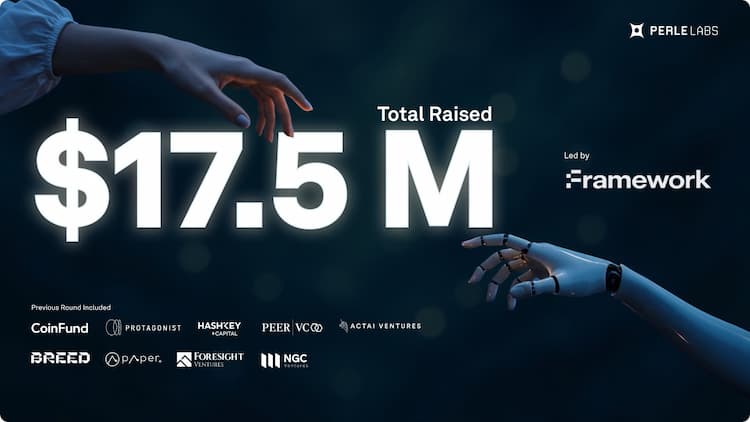 Perle Labs raises $9M in a Seed round led by Framework Ventures to expand its Web3-based AI data pipeline platform.