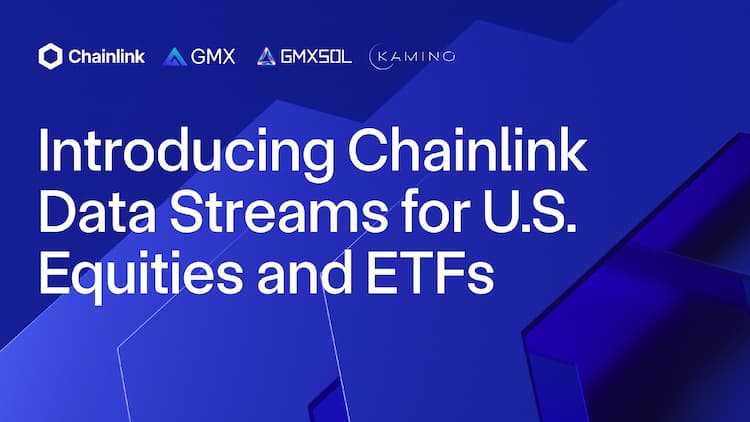 Chainlink launches Data Streams for US equities and ETFs to deliver high-speed, low-latency market data onchain.