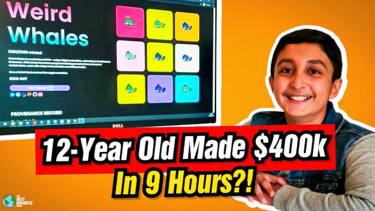 This 12-year old genius made $400k in 9 hours selling NFTs!