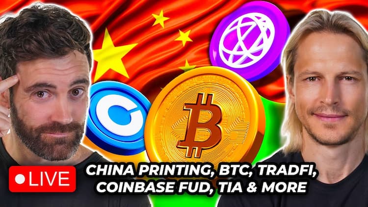 Crypto News: Bitcoin, China Pumping, Coinbase FUD, TIA, ENA & More!