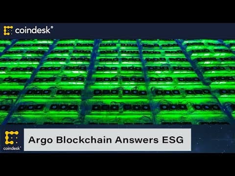 Argo Blockchain Answers Crypto Mining's ESG Challenge