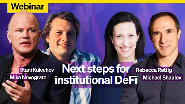 Next Steps for Institutional DeFi with Mike Novogratz and Aave's Stani Kulechov