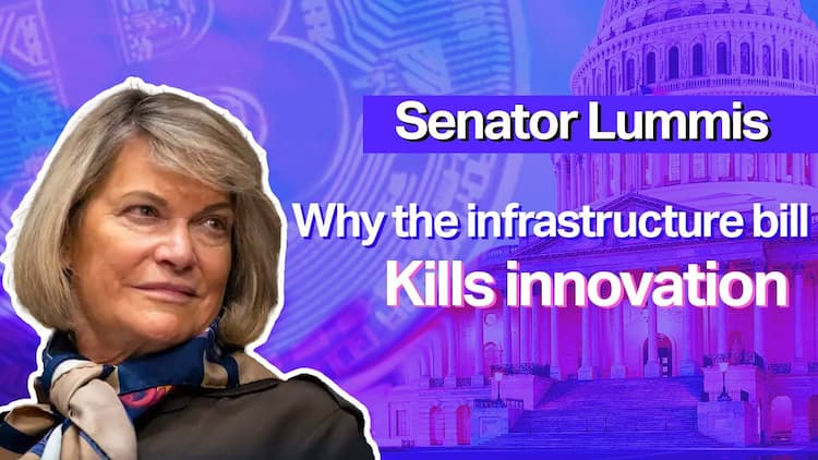 Bitcoin in the Senate: The Infrastructure Bill | Cynthia Lummis