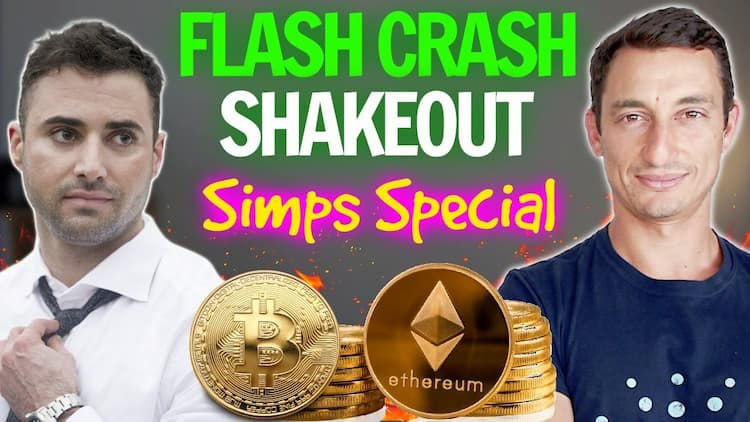 BITCOIN & CRYPTO UNDERGO A "WEAK HANDS" SHAKEOUT w Eric Crown